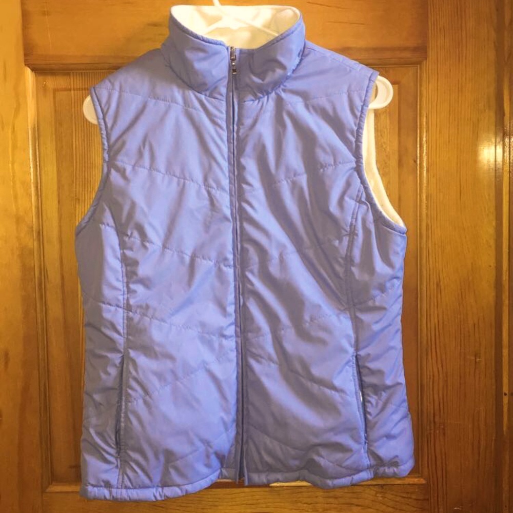 IZOD REVERSIBLE lavender/white vest
